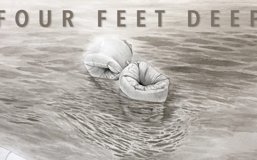 Four Feet Deep: Reception for MFA Exhibition by Evan Hawkins promo
