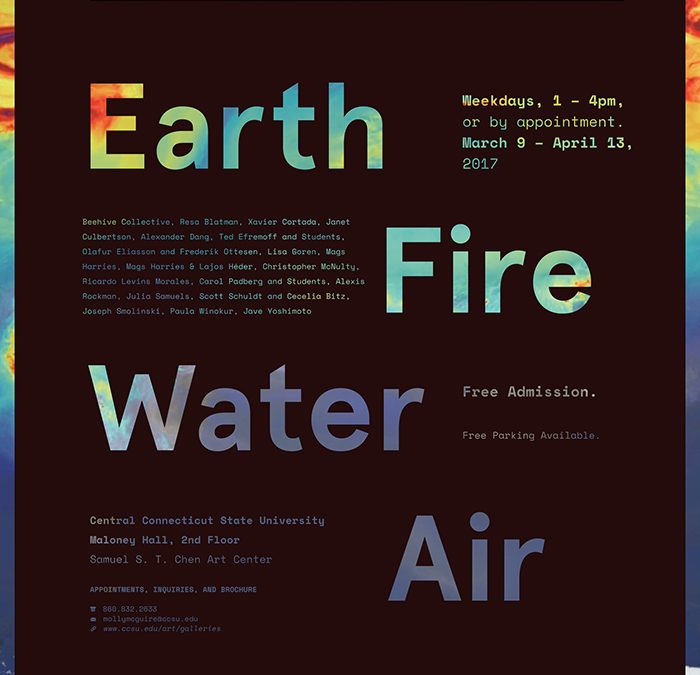 Earth Water Fire Air: The Elements of Climate Change Group Show Promo