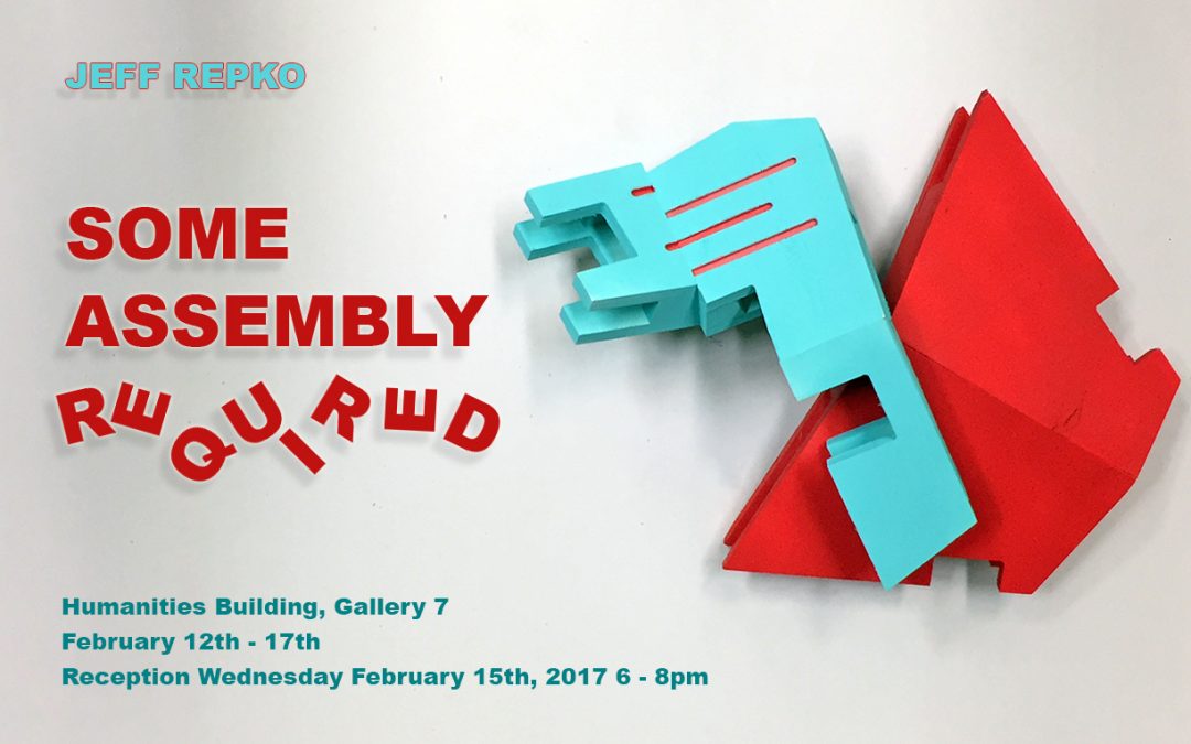 Some Assembly Required by Jeff Repko, Sculpture MA Show Promo