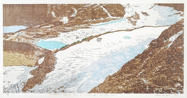 Todd Anderson’s print of Salamander Glacier in Glacier National Park.