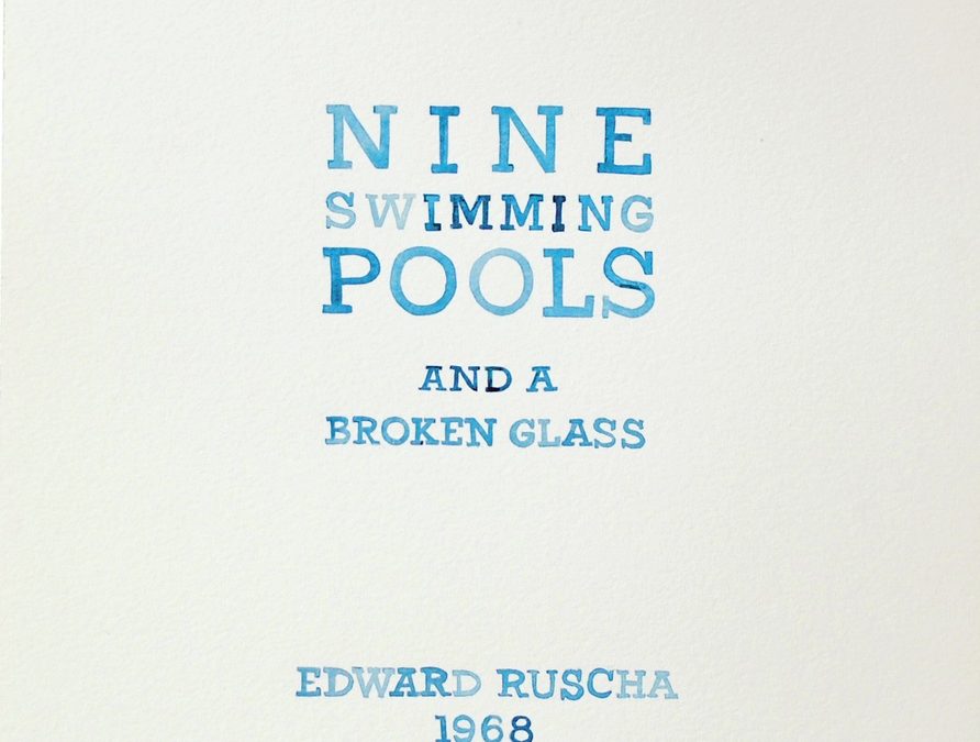 Ed Ruscha's Nine Pools and a Broken Glass by Amy Park, BFA '99 & MFA '03