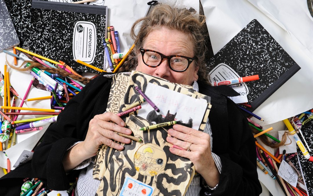 Cartoonist and author Lynda Barry, a member of UW-Madison's faculty, is associate professor of interdisciplinary creativity and a Discovery Fellow, created the interdisciplinary Image Lab to explore the biological function of the arts.