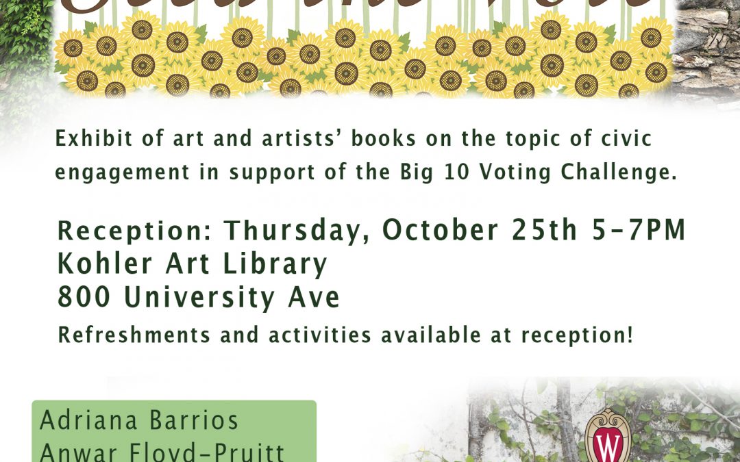 Poster for Seed the Vote exhibit