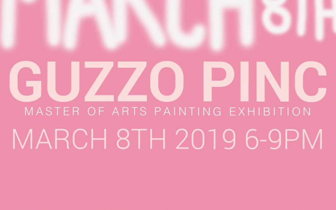Banner image for March 8th MA exhibit by Guzzo Pinc
