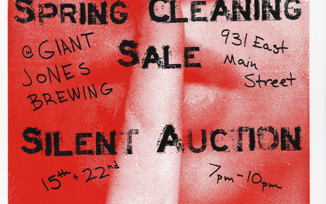 Poster for Fresh Hot Press Spring Cleaning Sale Silent Auction