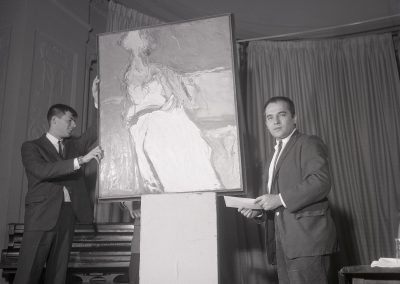 Professor Richard Reese's "Seated Figure" became part of the Union's permanent collection when it was purchased for at the Salon of Art in 1961. Reese taught at the University from 1959 until 1997.