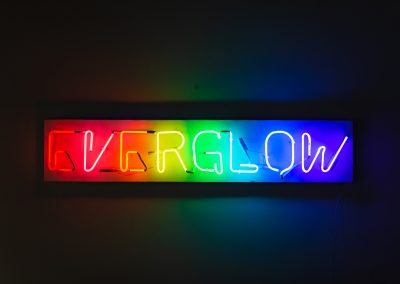 Neon art by Megan Britt BFA 2018