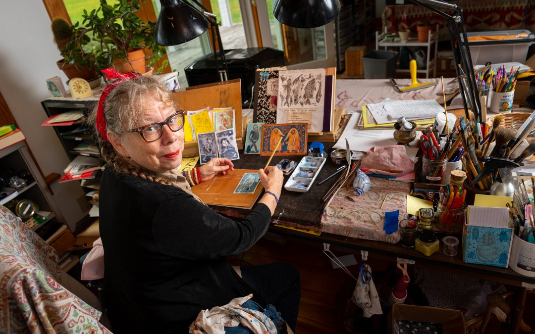 Lynda Barry is a cartoonist and educator; “Ernie Pook’s Comeek” was her weekly comic strip in alternative newspapers. She is an associate professor at the University of Wisconsin Madison. (MacArthur Foundation photo / HANDOUT)