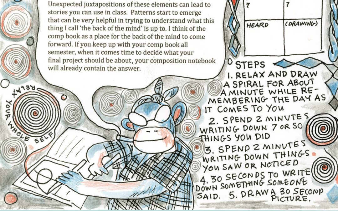 An image from Lynda Barry's book Syllabus.