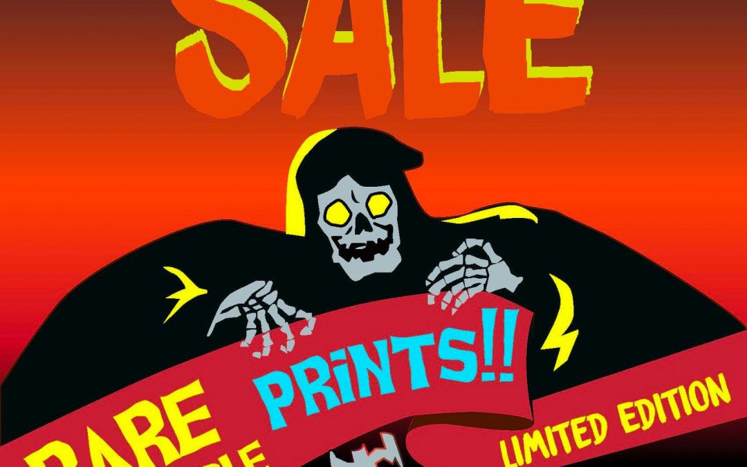 Fresh Hot Press Halloween Print Sale 2019 poster