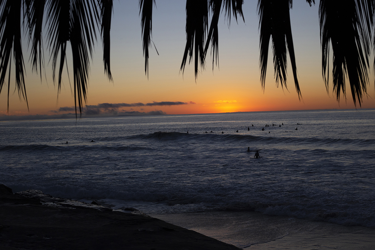 California Sun Set, a beach landscape photograph by Maxx McGinnis from a recent trip to San Diego, California.