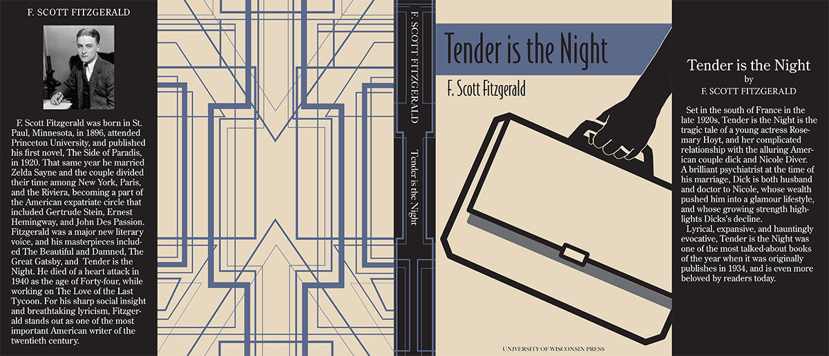 Tender is the Night Book Cover, design by Kara Morris.