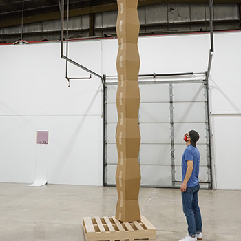 Tower of Boxes, 2021 by Keith Kaziak