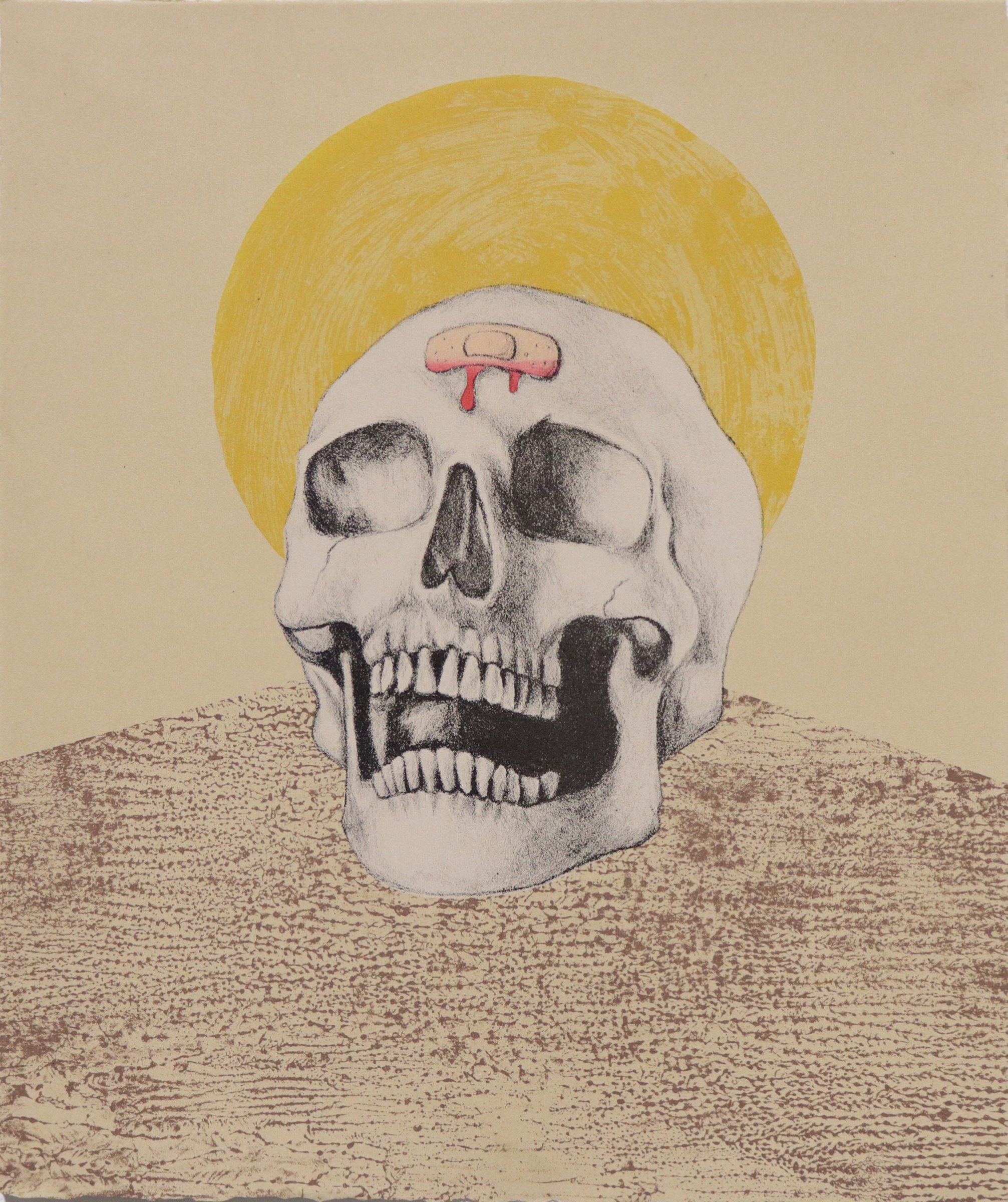 In Death lithography print by Carla Christenson.