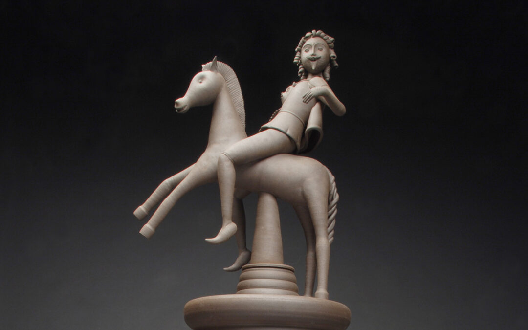 Ceramic figurine sculpture by Gerit Grimm.