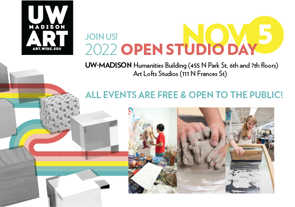 See student artists in action at the Art Department’s Open Studio Day on Nov. 5