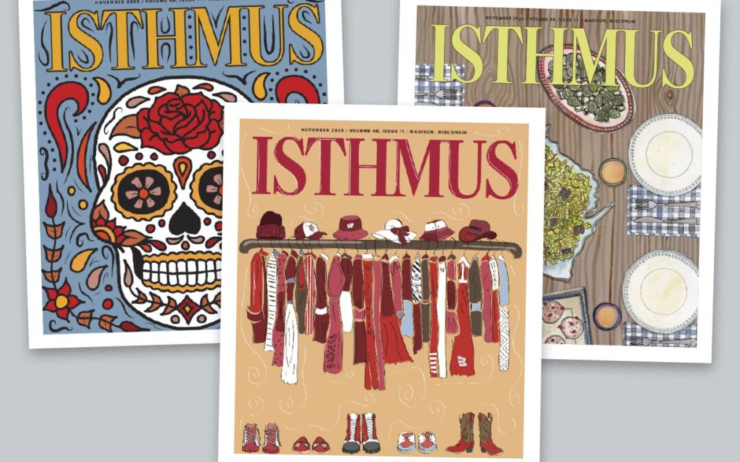 Assignment: Make an ‘Isthmus’ cover by Judith Davidoff