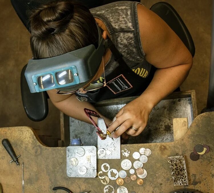 Webber in her studio.