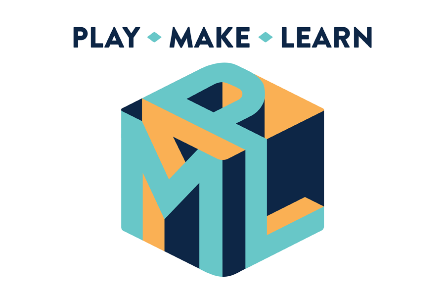 Play Make Learn conference logo on a white background