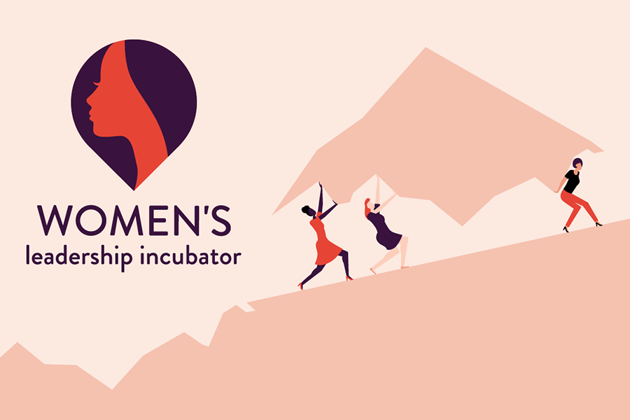 Women's Leadership Incubator Moving Mountains Graphic
