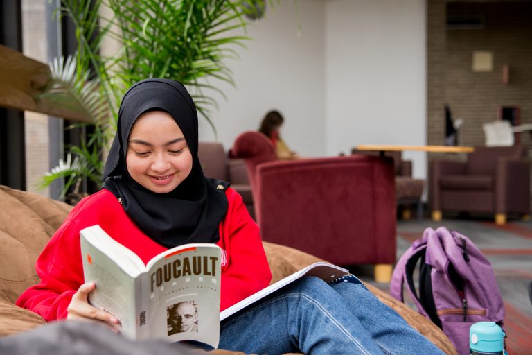 Photo of a MERIT student staff member.